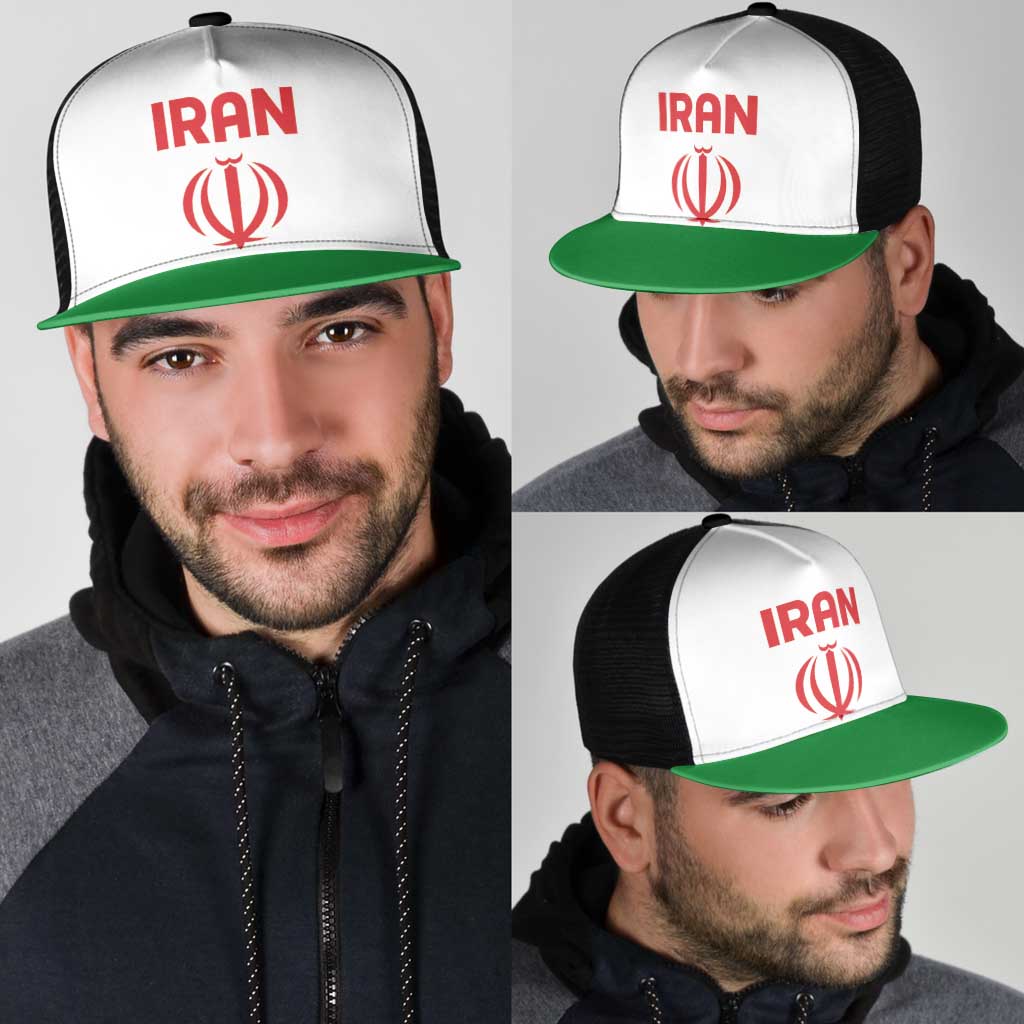 Football 2026 Iran Mesh Trucker Cap Team Melli Come On