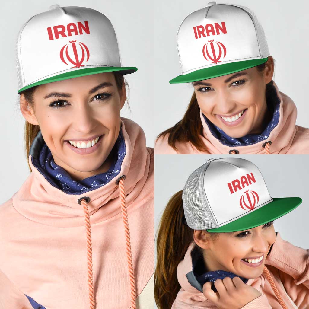 Football 2026 Iran Mesh Trucker Cap Team Melli Come On