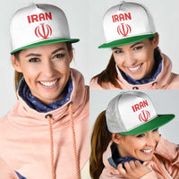 Football 2026 Iran Mesh Trucker Cap Team Melli Come On