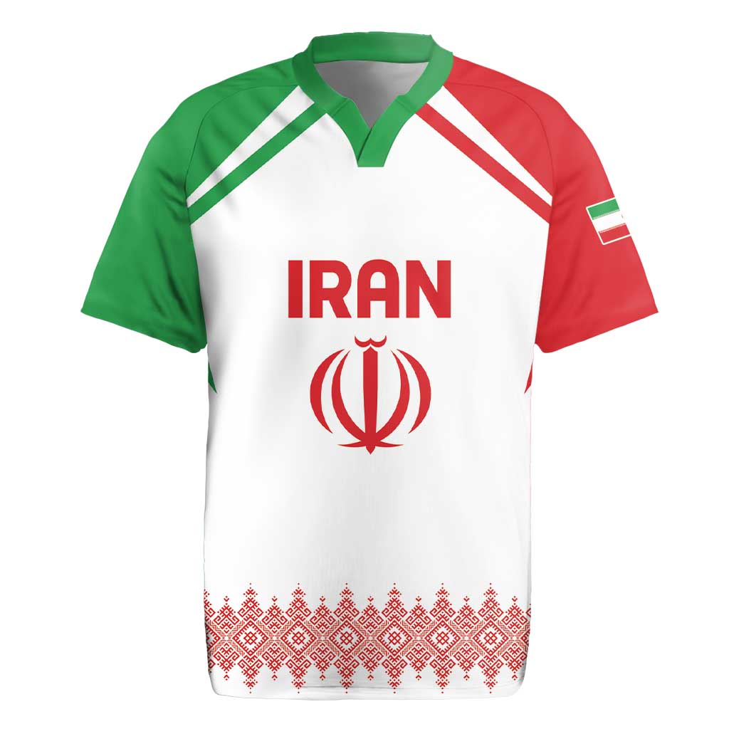 Custom Football 2026 Iran Rugby Jersey Team Melli Come On