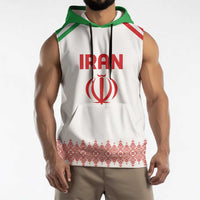 Custom Football 2026 Iran Sleeveless Hoodie Team Melli Come On