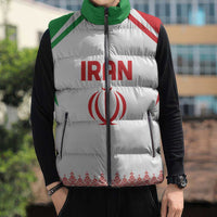 Custom Football 2026 Iran Sleeveless Puffer Jacket Team Melli Come On