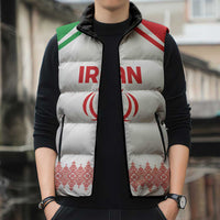 Custom Football 2026 Iran Sleeveless Puffer Jacket Team Melli Come On
