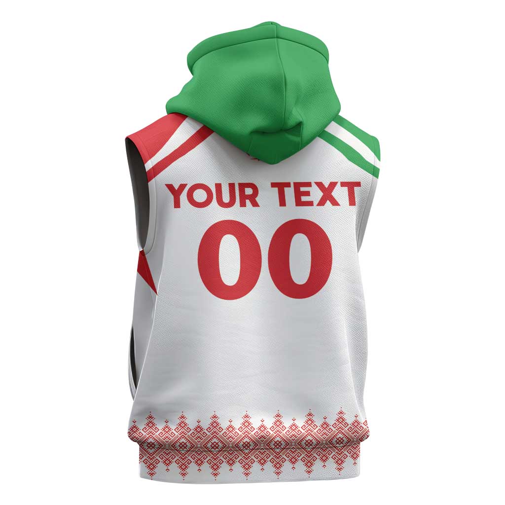 Custom Football 2026 Iran Sleeveless Zip Hoodie Team Melli Come On