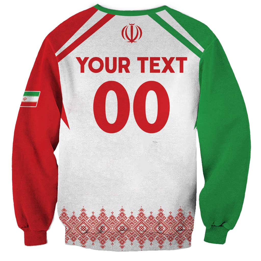 Custom Football 2026 Iran Sweatshirt Team Melli Come On
