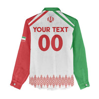 Custom Football 2026 Iran Women Casual Shirt Team Melli Come On