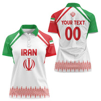 Custom Football 2026 Iran Women Polo Shirt Team Melli Come On