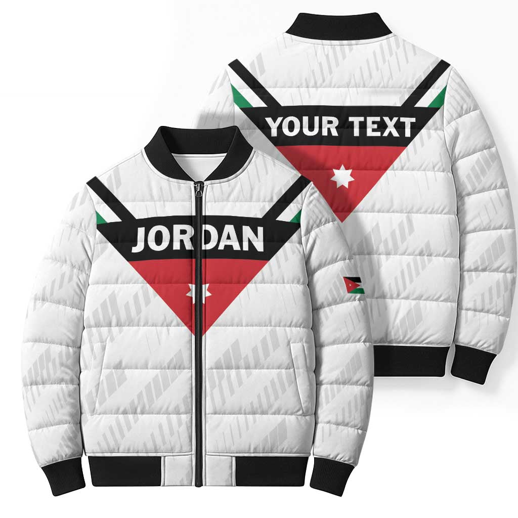 Custom Football 2026 Jordan Bomber Puffer Jacket The Chivalrous Ones Go Up