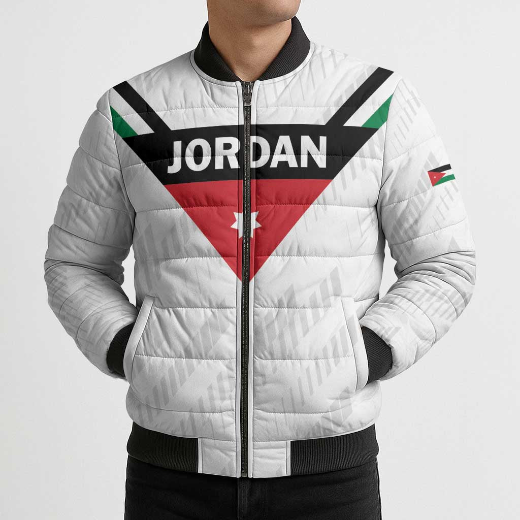 Custom Football 2026 Jordan Bomber Puffer Jacket The Chivalrous Ones Go Up