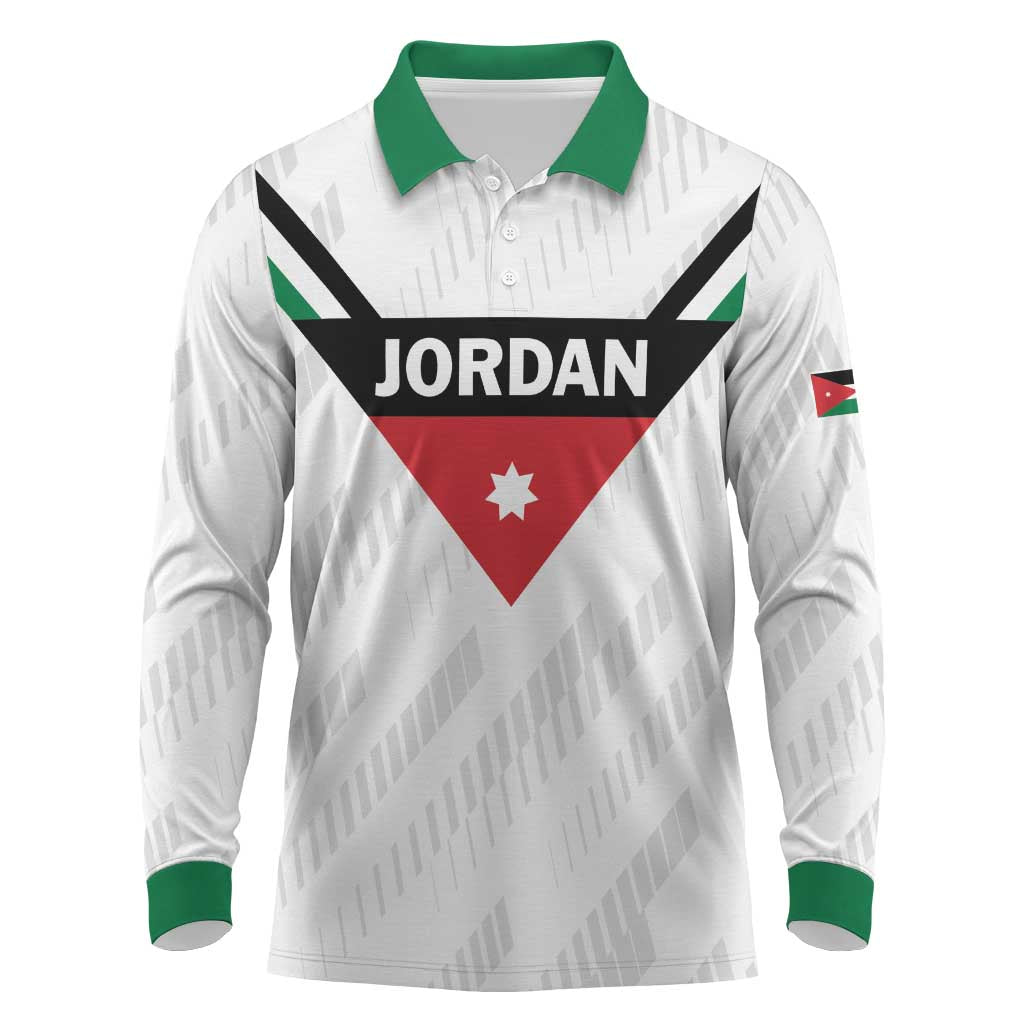 Custom Football 2026 Jordan Long Sleeve Polo Shirt The Chivalrous Ones Go Up