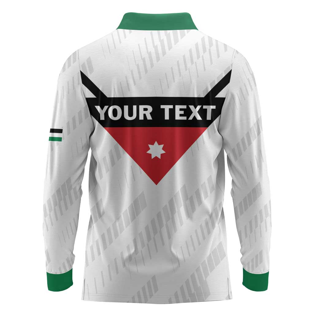 Custom Football 2026 Jordan Long Sleeve Polo Shirt The Chivalrous Ones Go Up