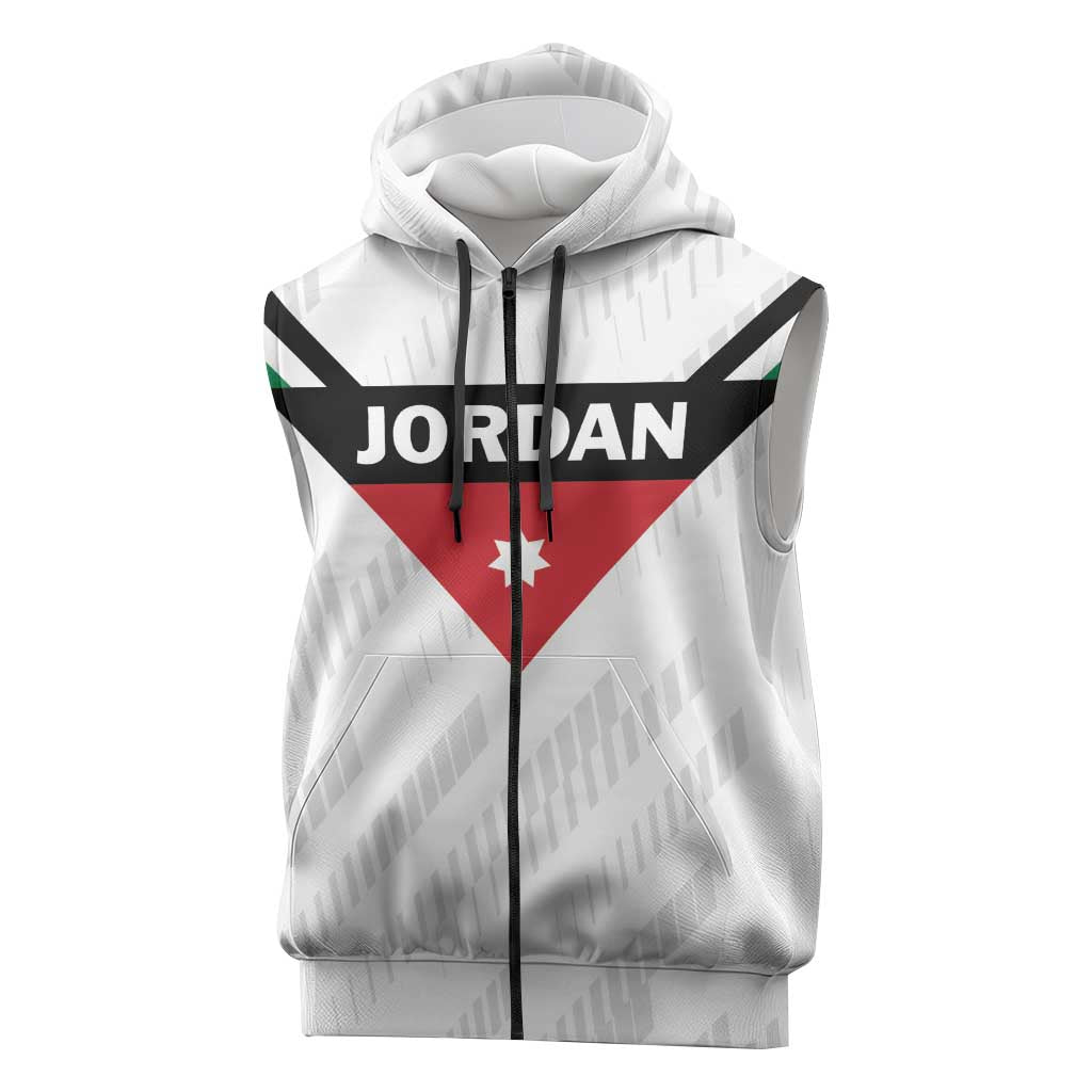 Custom Football 2026 Jordan Sleeveless Zip Hoodie The Chivalrous Ones Go Up
