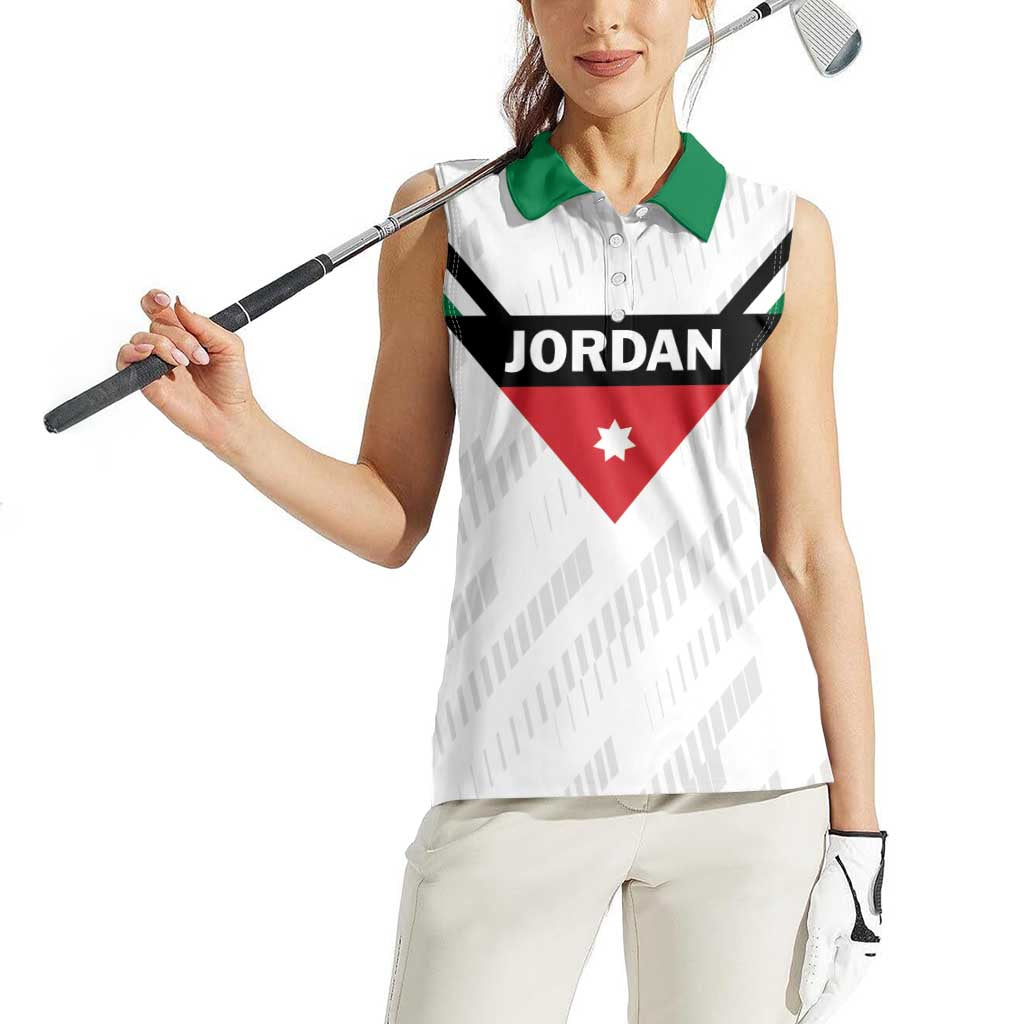 Custom Football 2026 Jordan Women Sleeveless Polo Shirt The Chivalrous Ones Go Up