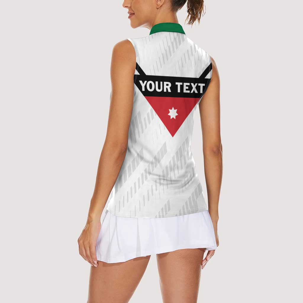 Custom Football 2026 Jordan Women Sleeveless Polo Shirt The Chivalrous Ones Go Up