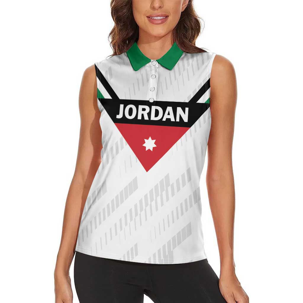 Custom Football 2026 Jordan Women Sleeveless Polo Shirt The Chivalrous Ones Go Up
