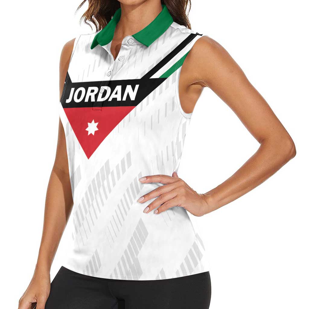 Custom Football 2026 Jordan Women Sleeveless Polo Shirt The Chivalrous Ones Go Up