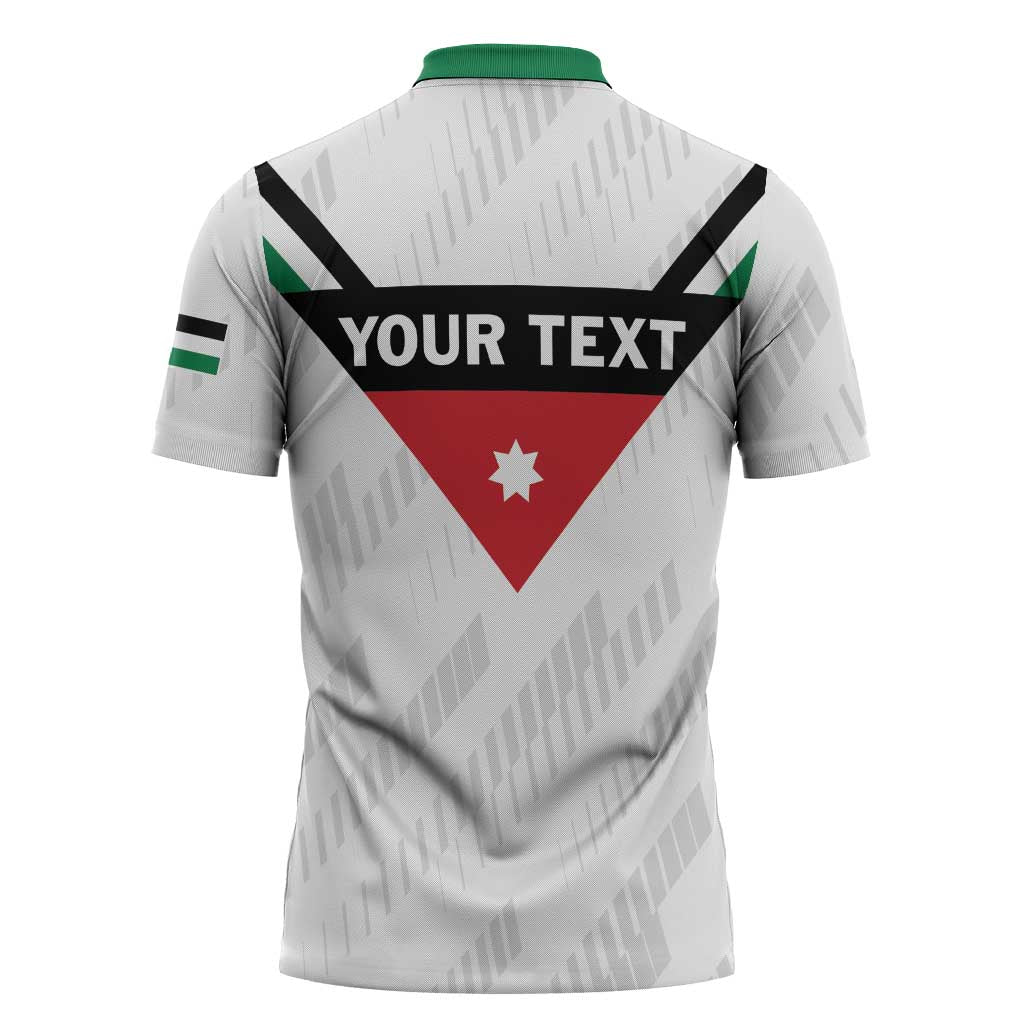 Custom Football 2026 Jordan Zipper Polo Shirt The Chivalrous Ones Go Up