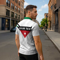 Custom Football 2026 Jordan Zipper Polo Shirt The Chivalrous Ones Go Up
