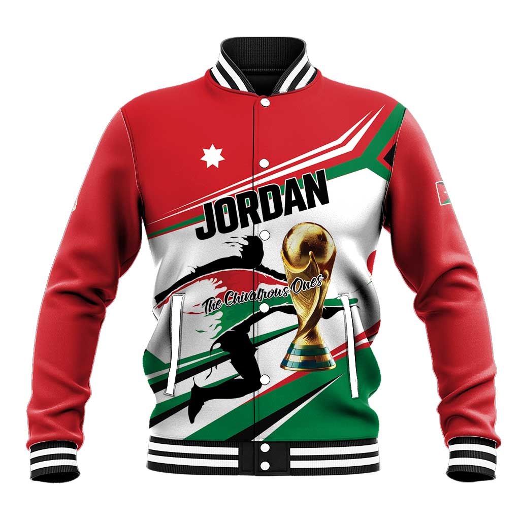 Custom Football 2026 Jordan Baseball Jacket Al Nashama Make History