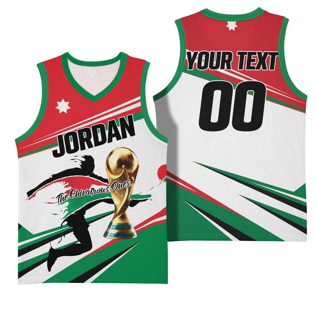 Custom Football 2026 Jordan Basketball Jersey Al Nashama Make History