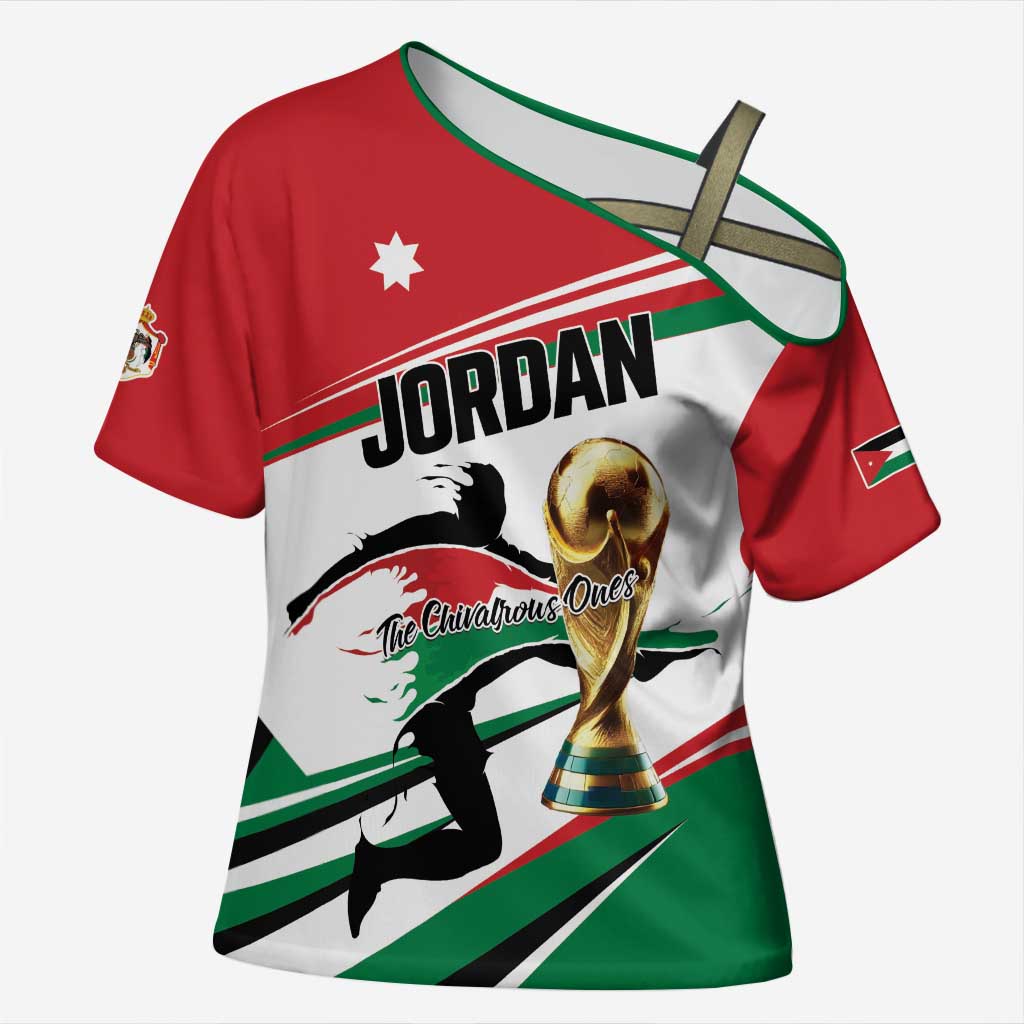 Custom Football 2026 Jordan Cross Shoulder Shirt Al Nashama Make History