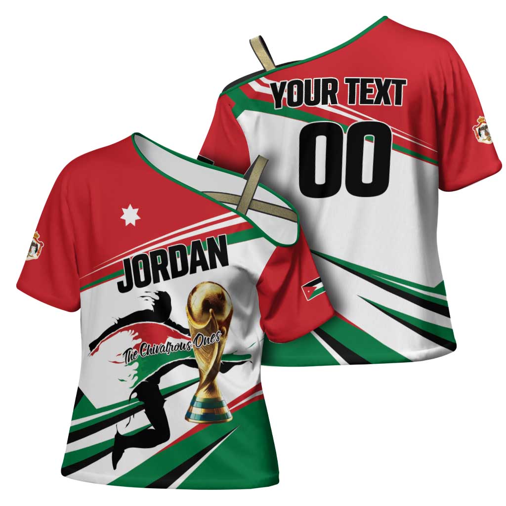 Custom Football 2026 Jordan Cross Shoulder Shirt Al Nashama Make History