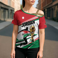 Custom Football 2026 Jordan Cross Shoulder Shirt Al Nashama Make History