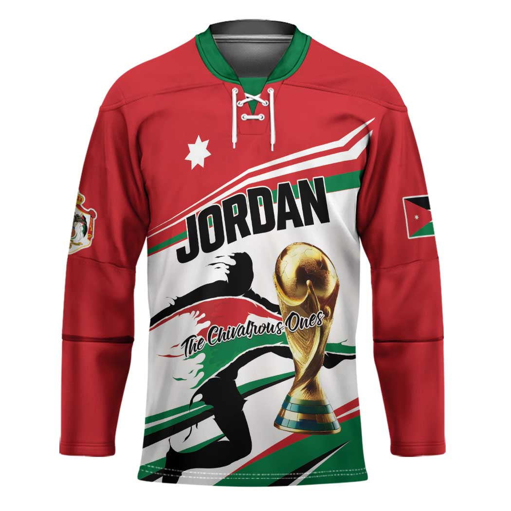 Custom Football 2026 Jordan Hockey Jersey Al Nashama Make History