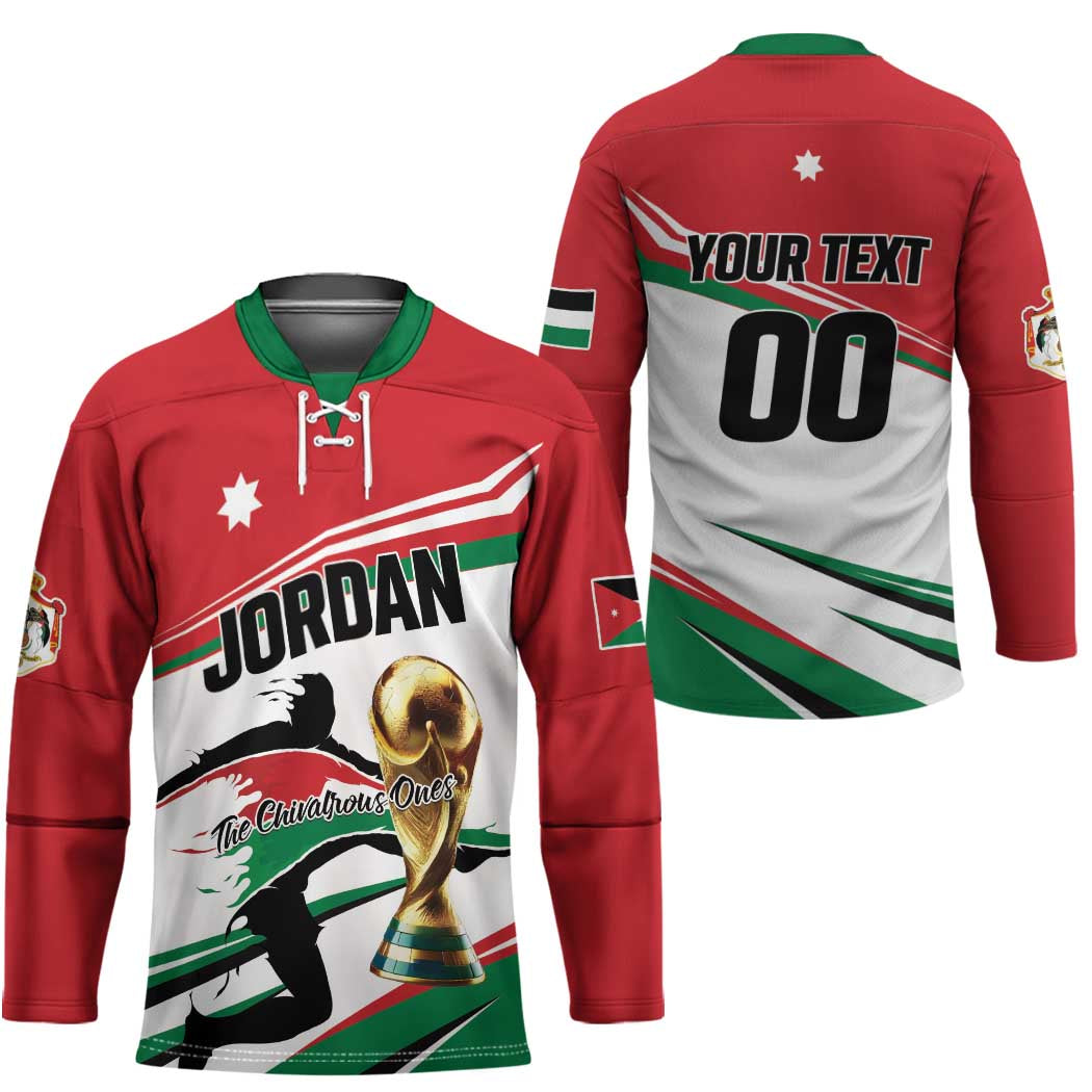 Custom Football 2026 Jordan Hockey Jersey Al Nashama Make History