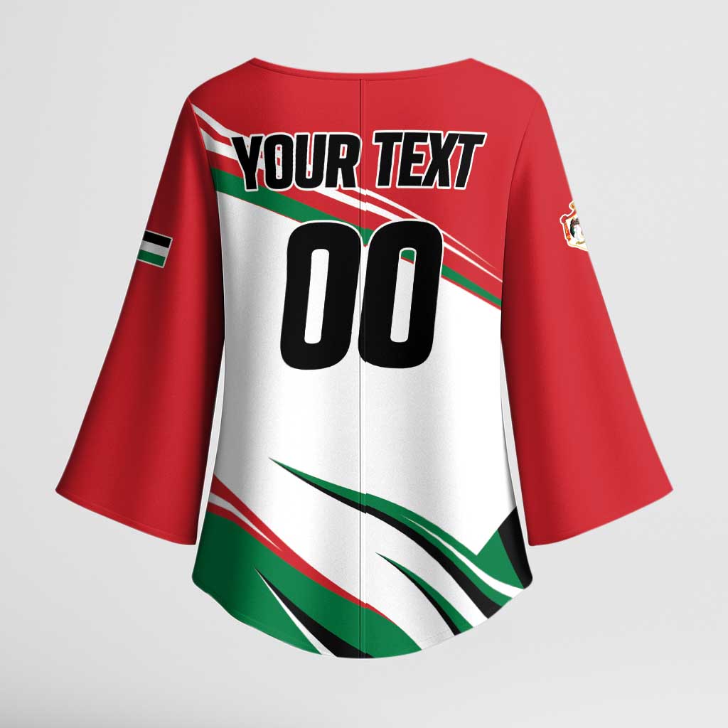 Custom Football 2026 Jordan Kimono Sleeve Blouse Al Nashama Make History
