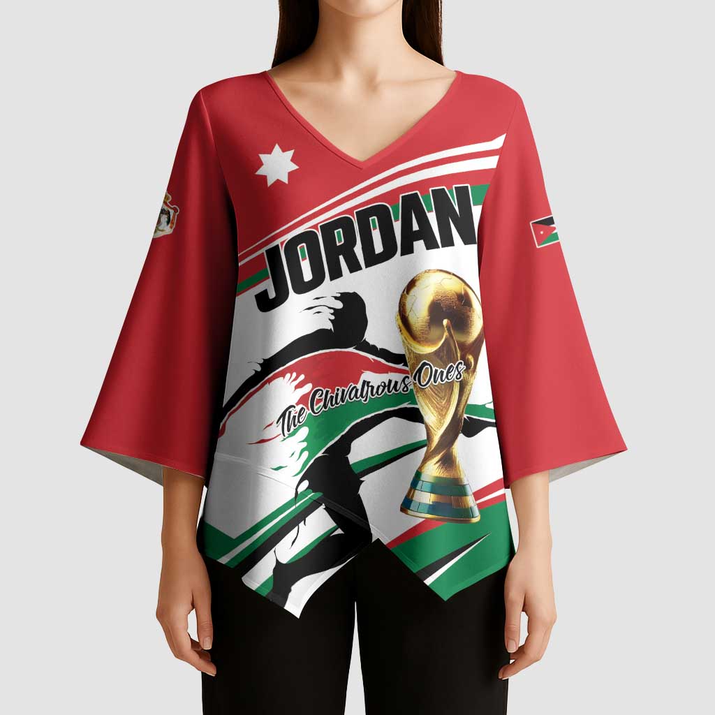 Custom Football 2026 Jordan Kimono Sleeve Blouse Al Nashama Make History
