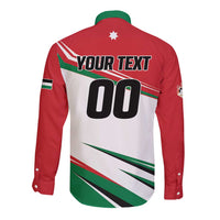 Custom Football 2026 Jordan Long Sleeve Button Shirt Al Nashama Make History