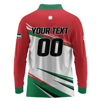 Custom Football 2026 Jordan Long Sleeve Polo Shirt Al Nashama Make History
