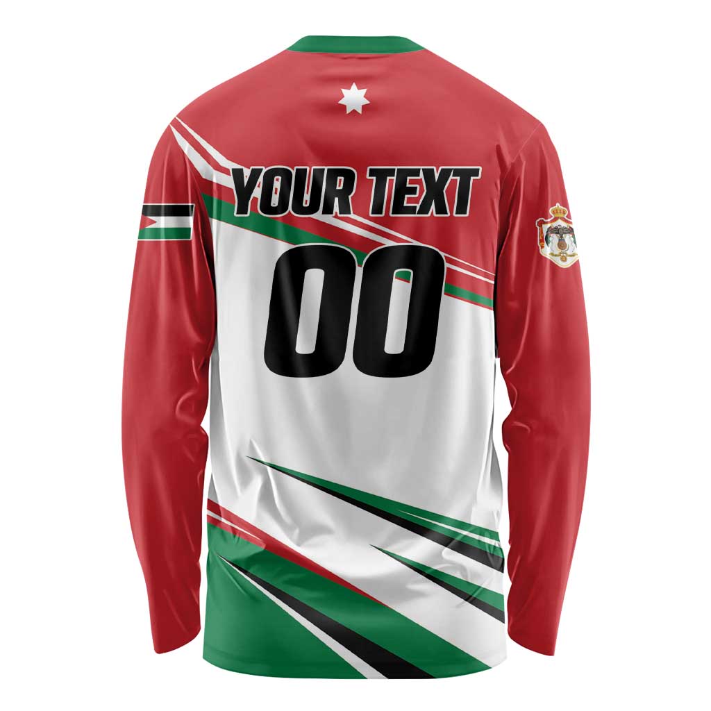 Custom Football 2026 Jordan Long Sleeve Shirt Al Nashama Make History