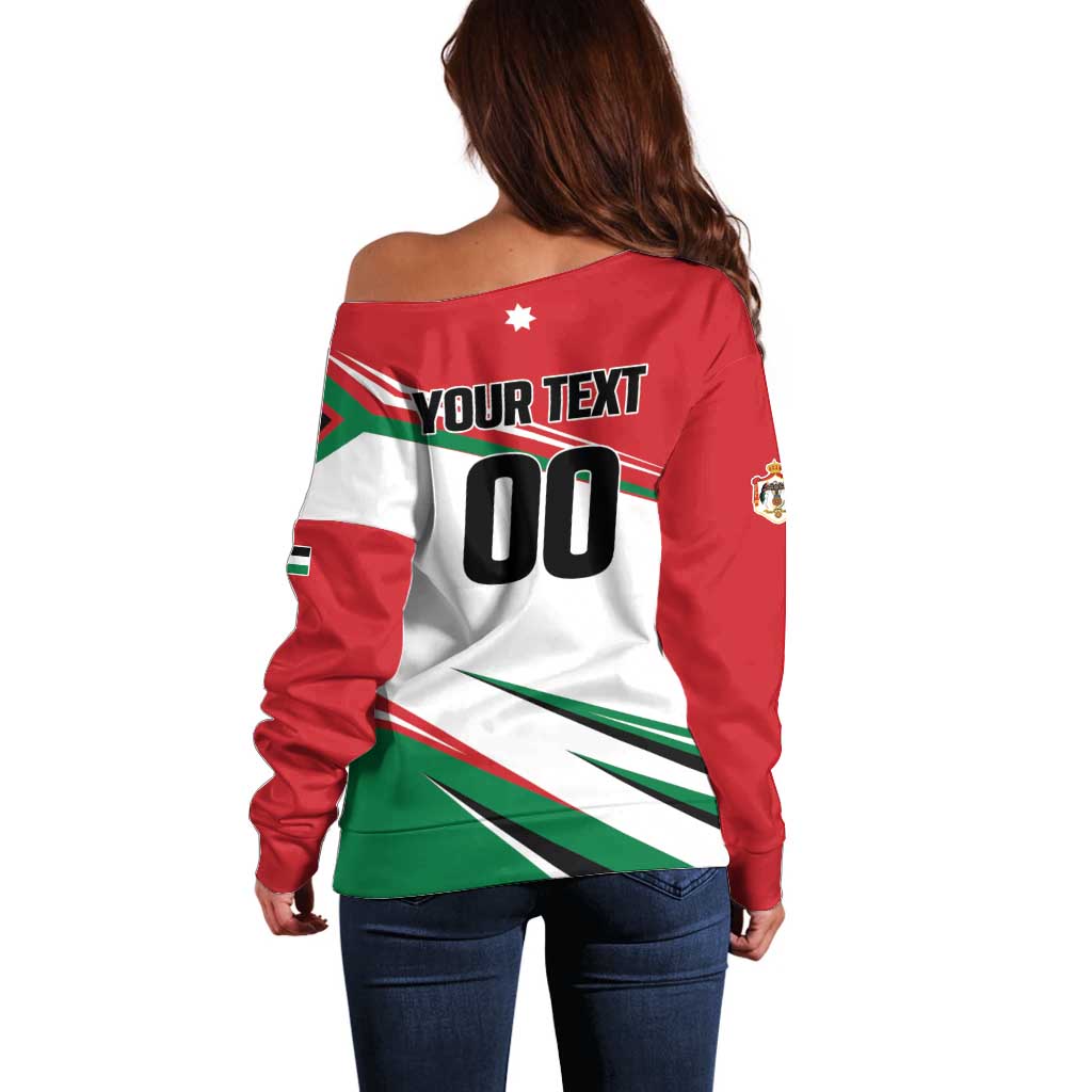 Custom Football 2026 Jordan Off Shoulder Sweater Al Nashama Make History