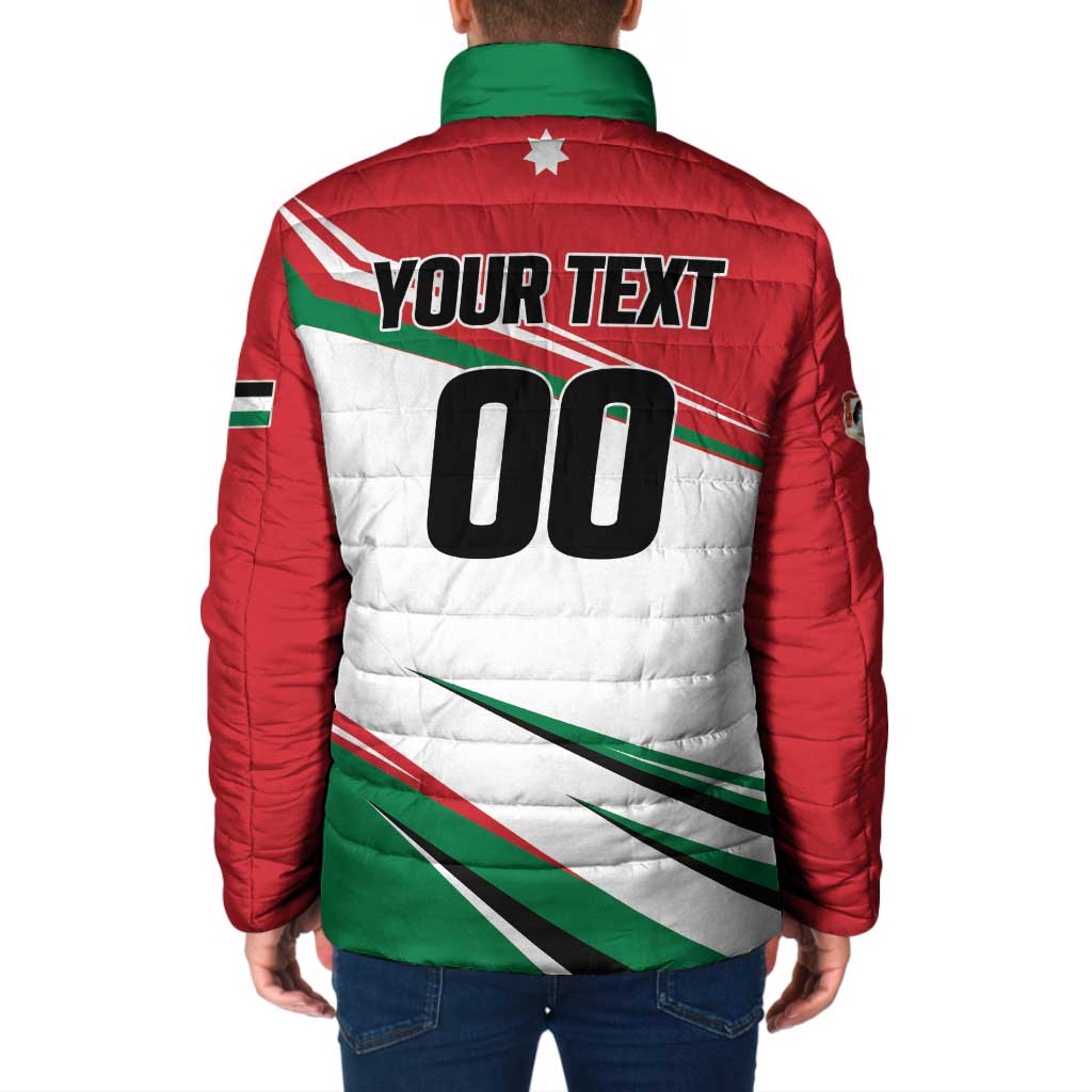 Custom Football 2026 Jordan Padded Jacket Al Nashama Make History