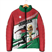 Custom Football 2026 Jordan Padded Jacket Al Nashama Make History