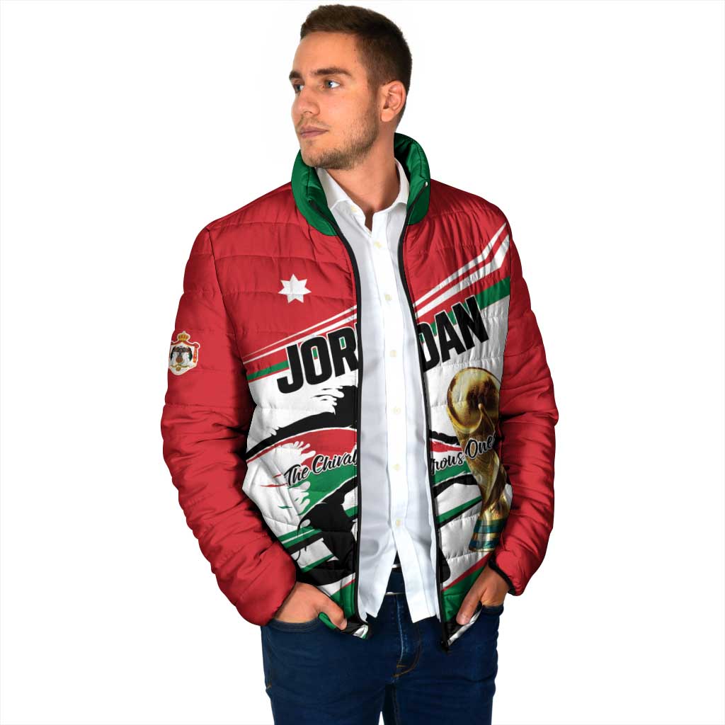 Custom Football 2026 Jordan Padded Jacket Al Nashama Make History