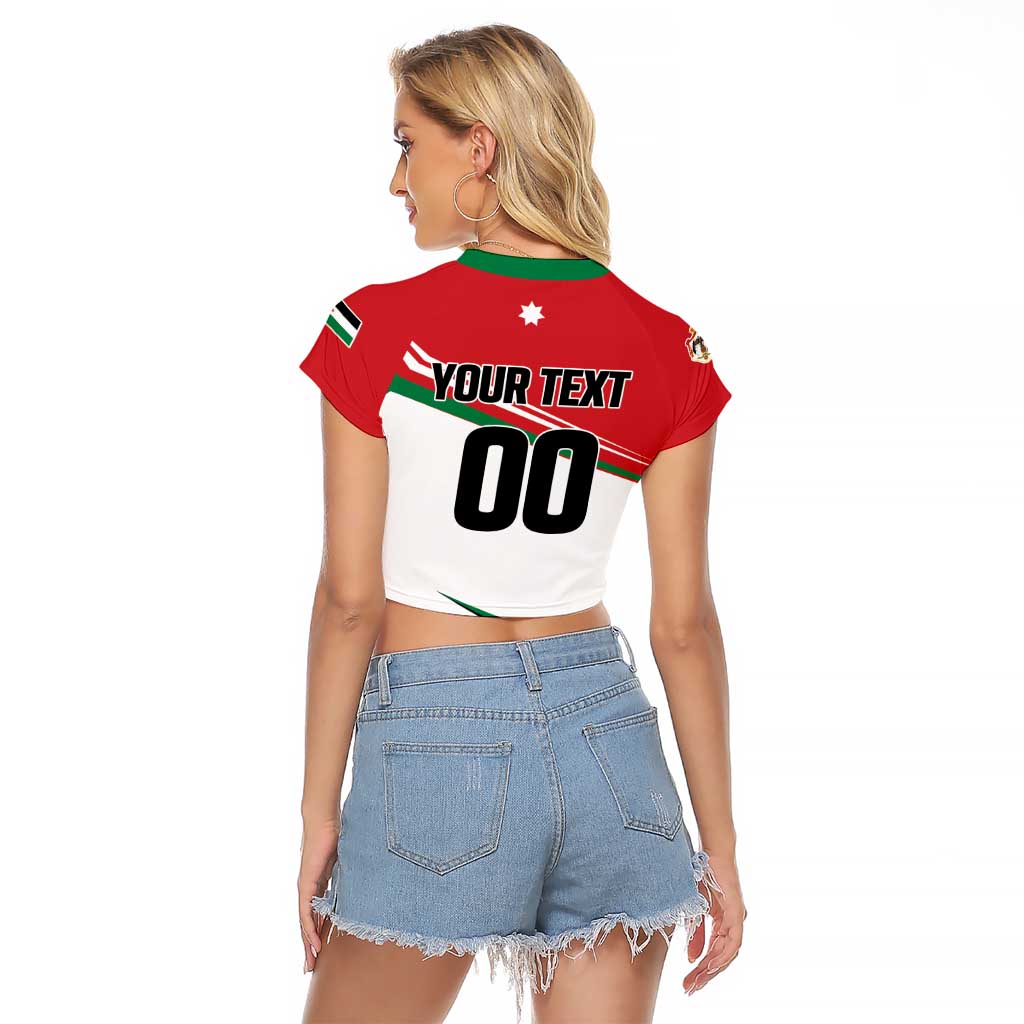 Custom Football 2026 Jordan Raglan Cropped T Shirt Al Nashama Make History