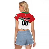 Custom Football 2026 Jordan Raglan Cropped T Shirt Al Nashama Make History