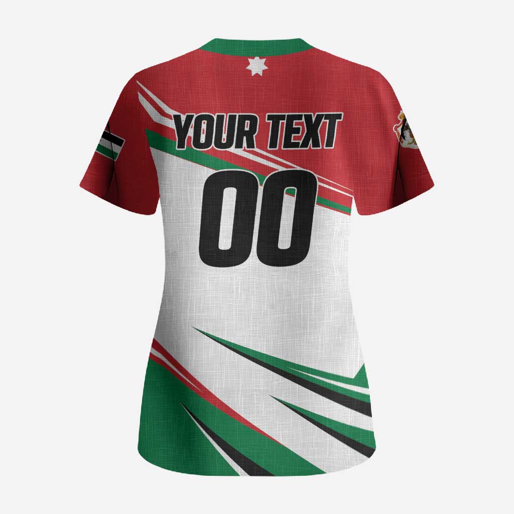 Custom Football 2026 Jordan Scrub Top Al Nashama Make History