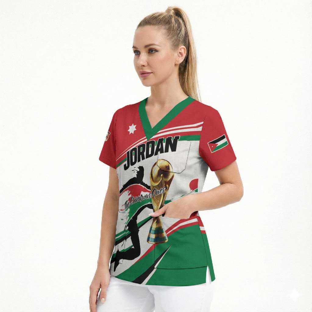 Custom Football 2026 Jordan Scrub Top Al Nashama Make History