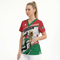 Custom Football 2026 Jordan Scrub Top Al Nashama Make History