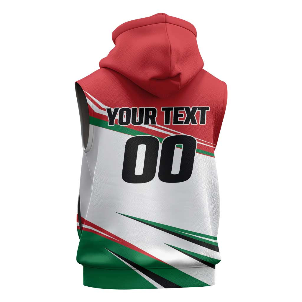 Custom Football 2026 Jordan Sleeveless Hoodie Al Nashama Make History