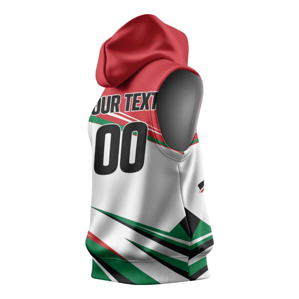 Custom Football 2026 Jordan Sleeveless Hoodie Al Nashama Make History