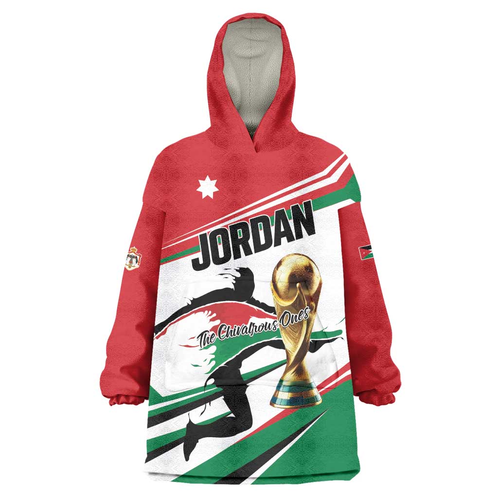 Custom Football 2026 Jordan Wearable Blanket Hoodie Al Nashama Make History