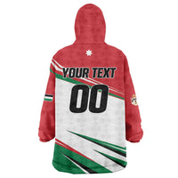 Custom Football 2026 Jordan Wearable Blanket Hoodie Al Nashama Make History