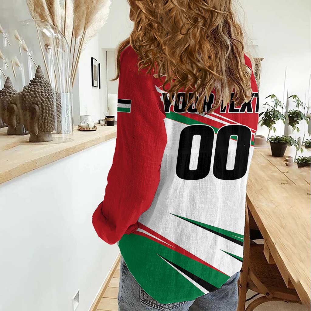 Custom Football 2026 Jordan Women Casual Shirt Al Nashama Make History