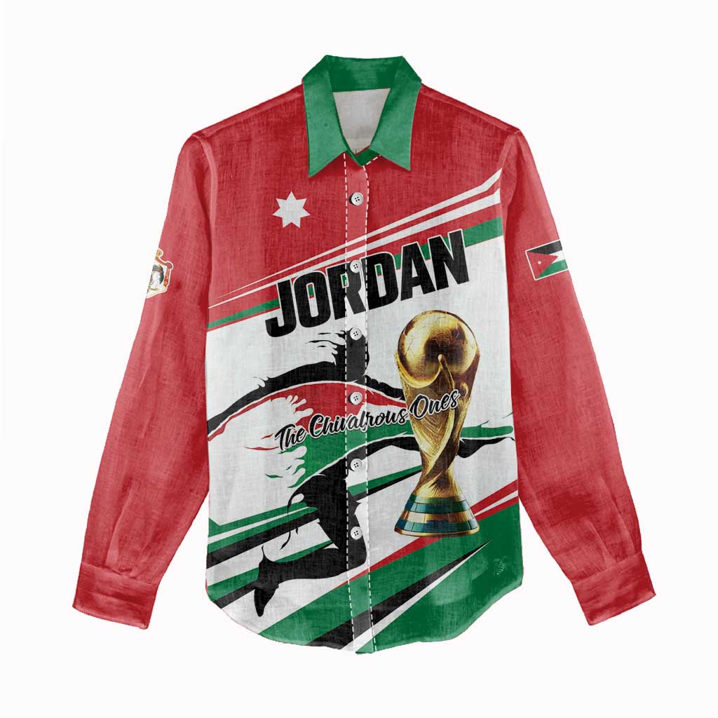 Custom Football 2026 Jordan Women Casual Shirt Al Nashama Make History