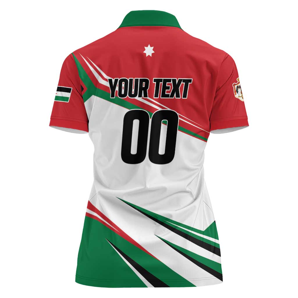 Custom Football 2026 Jordan Women Polo Shirt Al Nashama Make History